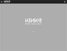 Tablet Screenshot of kenkoproducciones.com